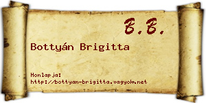 Bottyán Brigitta névjegykártya